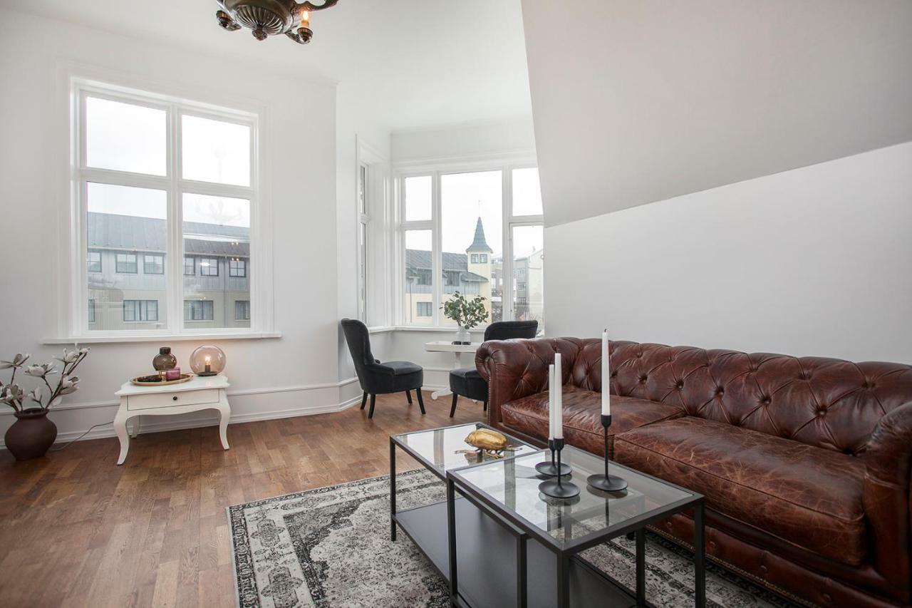 120m² 2 slaapkamer, 2 privé badkamer Appartement in Reykjavik centrum Buitenkant foto